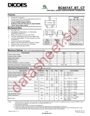 BC857BT-7 datasheet  